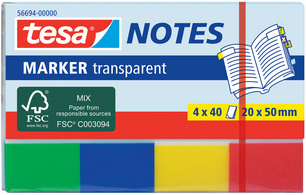 tesa Marker Notes Haftmarker, 50 x 20 mm